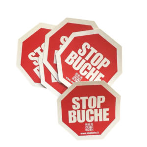 Adesivi STOP BUCHE (5pz)